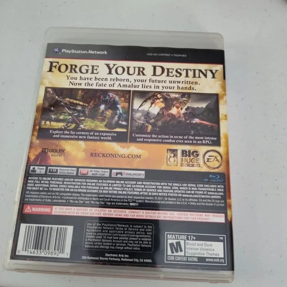 PS3 Kingdoms of Amalur Reckoning